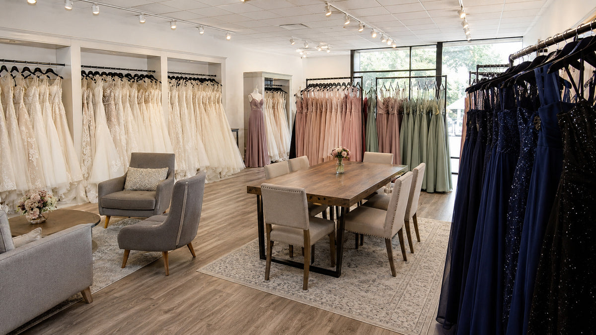 Bridal showroom interior