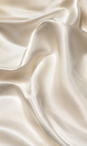 Satin bridal fabric