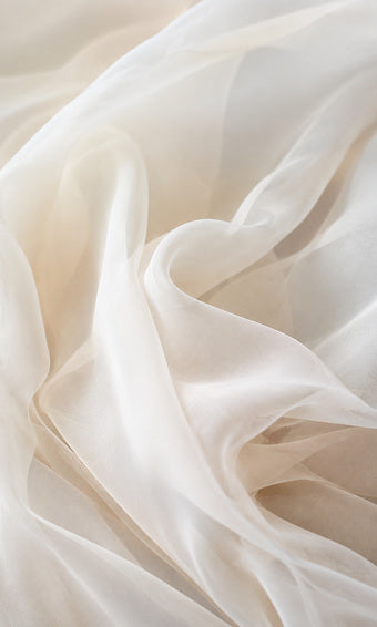 Chiffon bridal fabric