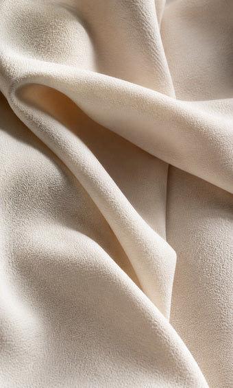 Crepe bridal fabric